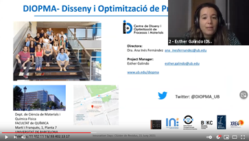 Esther Galindo from Diopma participates in the Innovation Days: Cluster Residus