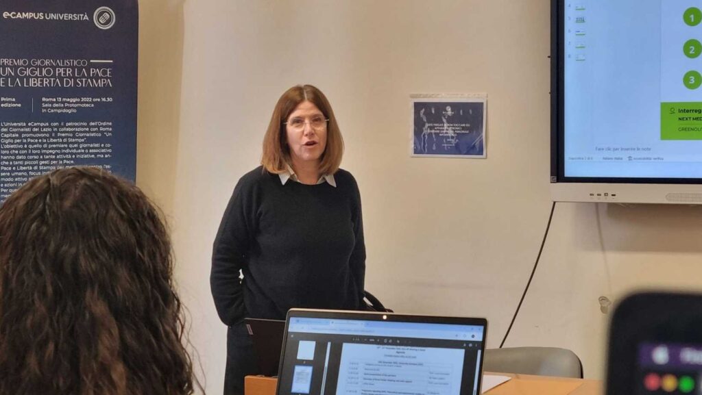 La dra. Inés Fernández en una intervención en las reuniones kick-off de GREENOLIVE