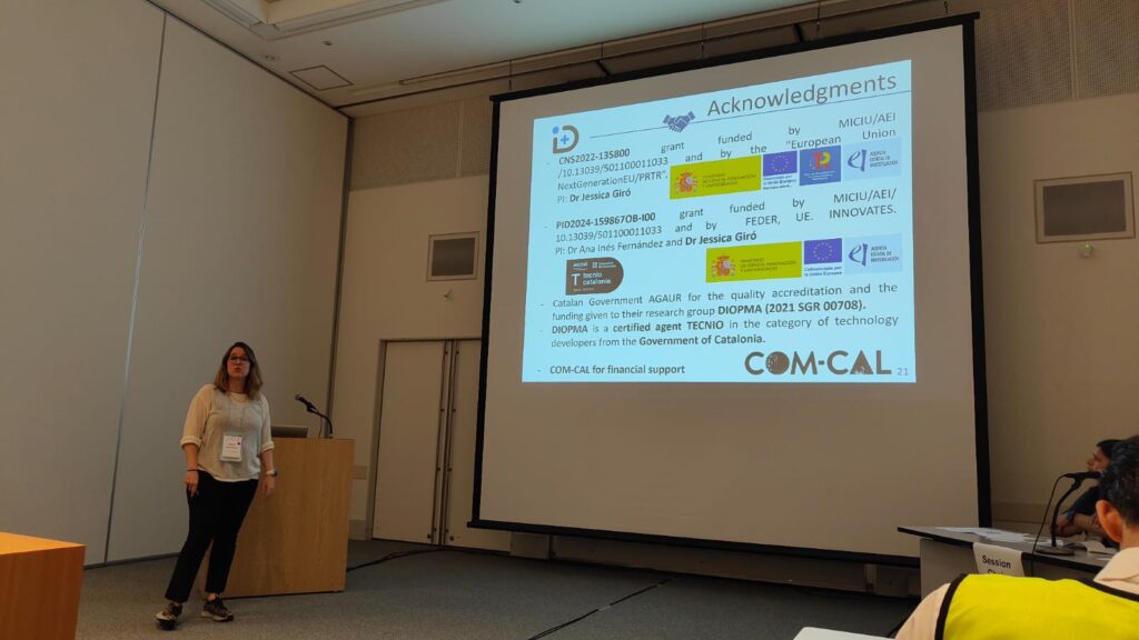 Investigadores de DIOPMA durante su participación en el congreso internacional WASCON 2026 celebrado en Japón.