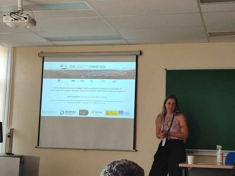 Núria Freixa Coscojuela presentando en el CNMAT 2026